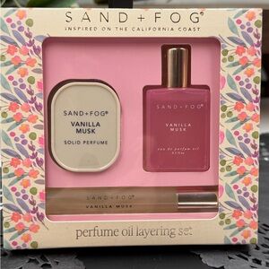 SAND + FOG Vanilla Musk Perfume Oil Layering Set
